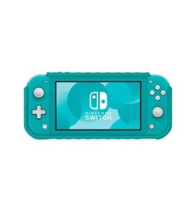 Carcasa Hori Nintendo Switch Hibrida Turquesa Tpu -  Duraflexi -  Resistente Y Flexible