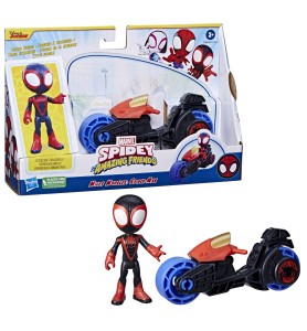 Marvel -  Spidey Y Su Superequipo -  Miles Morales Con Motocicleta