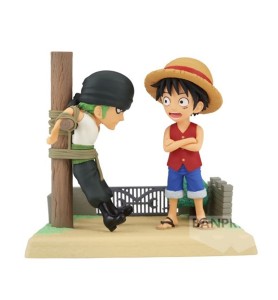 Figura Banpresto One Piece World Collectable Log Stories Luffy & Zoro 7cm