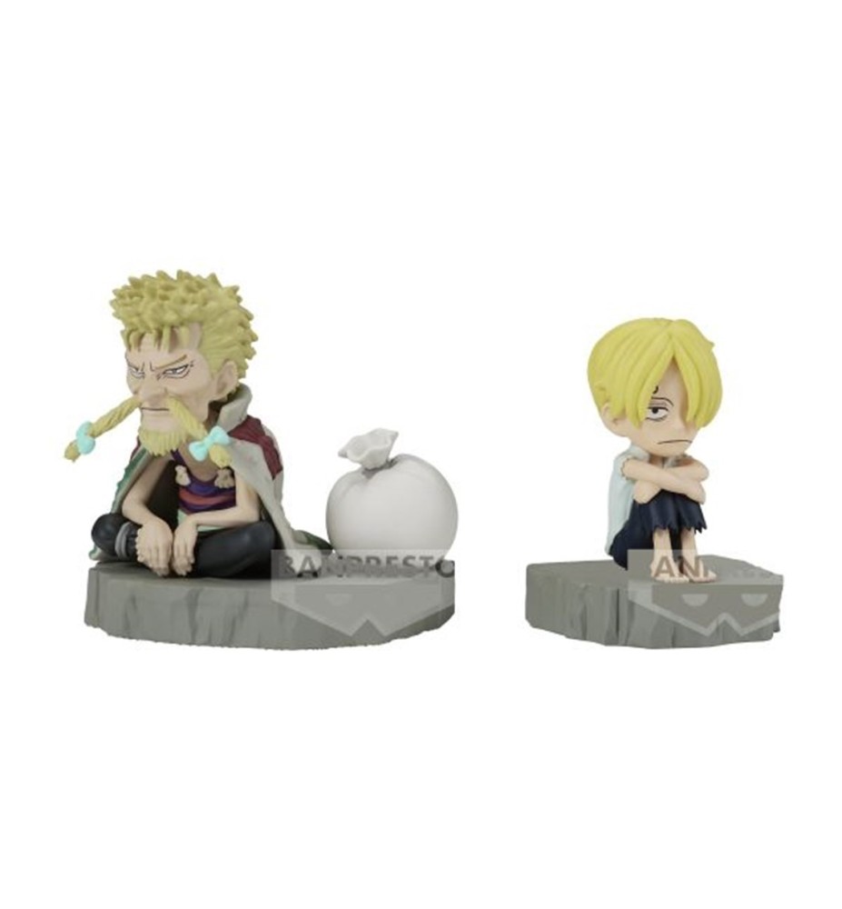 Figura Banpresto One Piece World Collectable Figure Log Stories Sanji & Zeff 6cm