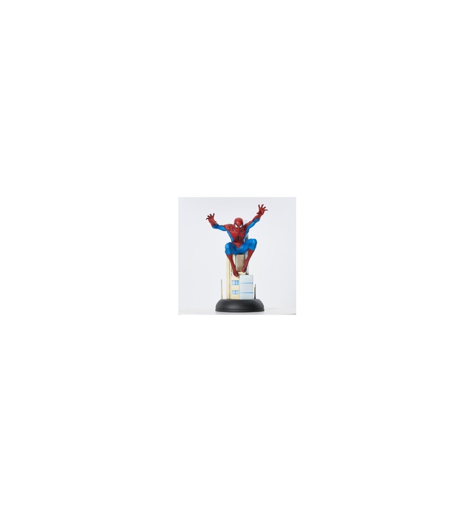 Figura Diamond Select Gallery Marvel Spiderman Leaping Exclusiva