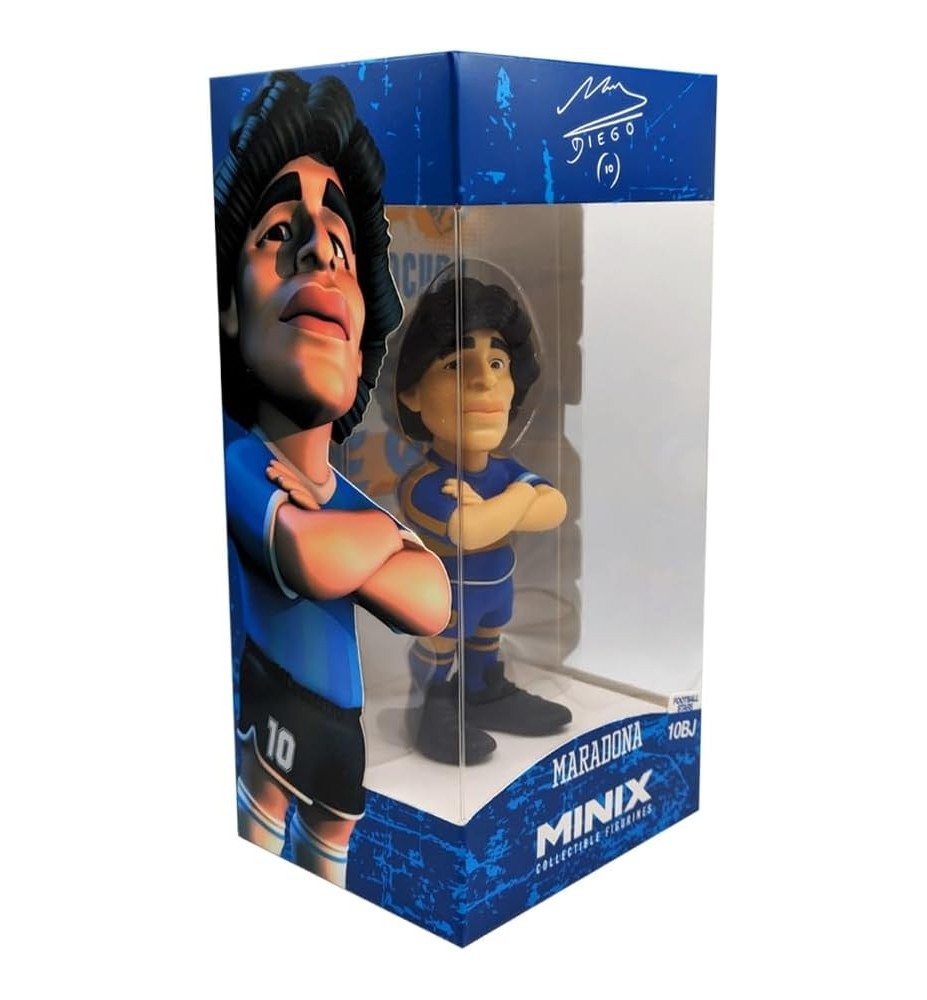 Figura Minix Maradona Amarillo Azul 12 Cm