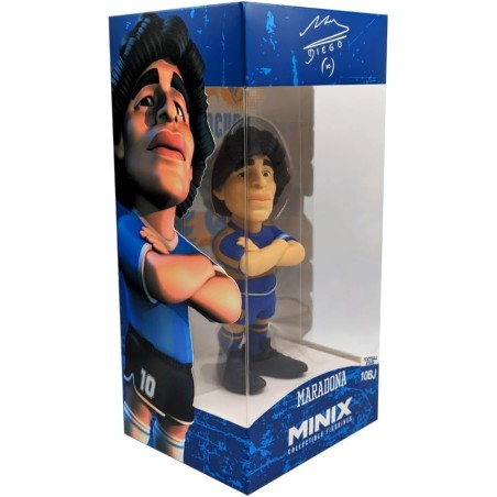 Figura Minix Maradona Amarillo Azul 12 Cm