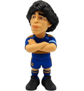 Figura Minix Maradona Amarillo Azul 12 Cm