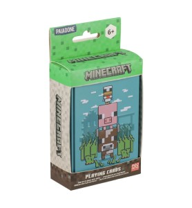 Baraja De Cartas En Caja Metálica Paladone Minecraft