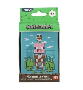 Baraja De Cartas En Caja Metálica Paladone Minecraft