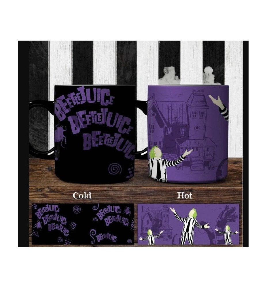 Taza Térmica Paladone Beetlejuice 300 Ml