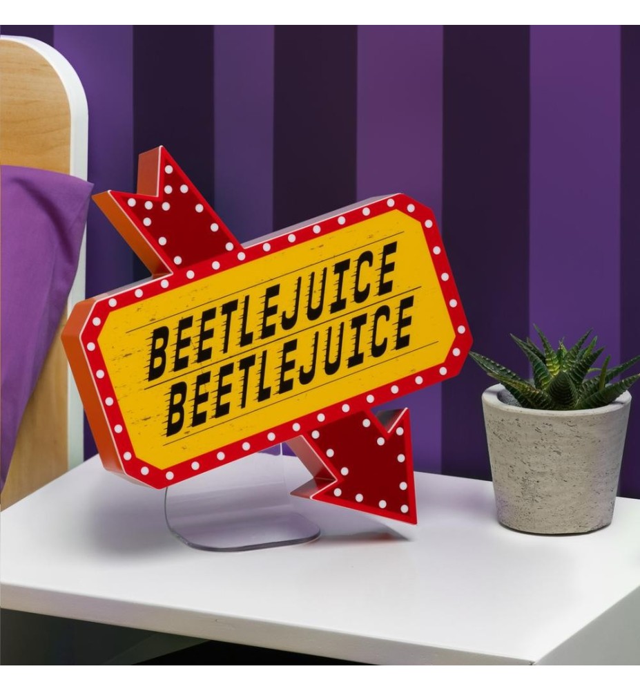 Lámpara Paladone Cartel De Beetlejuice