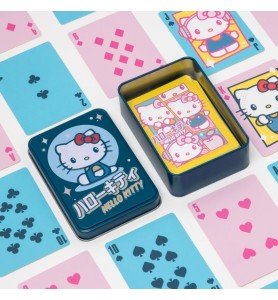 Baraja De Cartas En Caja Metalica Paladone Hello Kitty