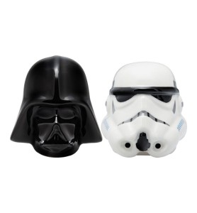 Set Salero Y Pimentero Paladone Star Wars Darth Vader Y Stormtrooper 7 Cm