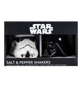 Set Salero Y Pimentero Paladone Star Wars Darth Vader Y Stormtrooper 7 Cm