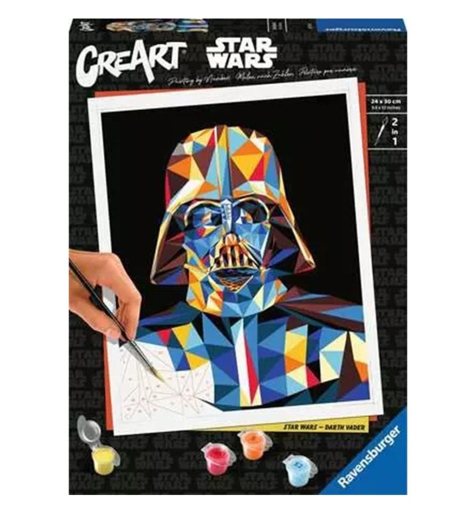 Kit Para Pintar Con Números Ravensburger Creart Serie Trend C Star Wars: Darth Vader