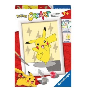 Kit Para Pintar Con Números Ravensburger Creart Serie E Pokémon: Pikachu