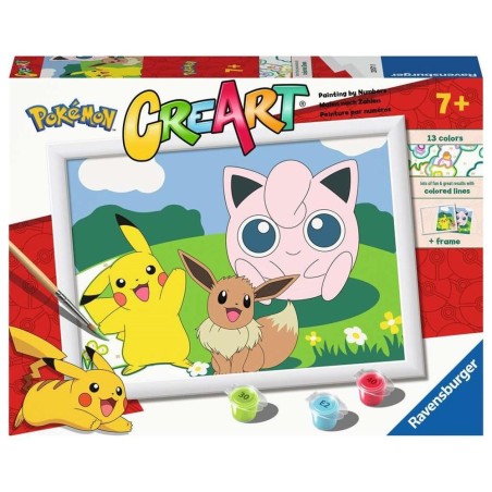 Kit Para Pintar Con Números Ravensburger Creart Serie D Pokémon: Clasicos