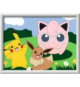 Kit Para Pintar Con Números Ravensburger Creart Serie D Pokémon: Clasicos