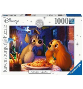 Puzzle Ravensburger Disney Collector's Edition -  La Dama Y El Vagabundo 1000 Piezas