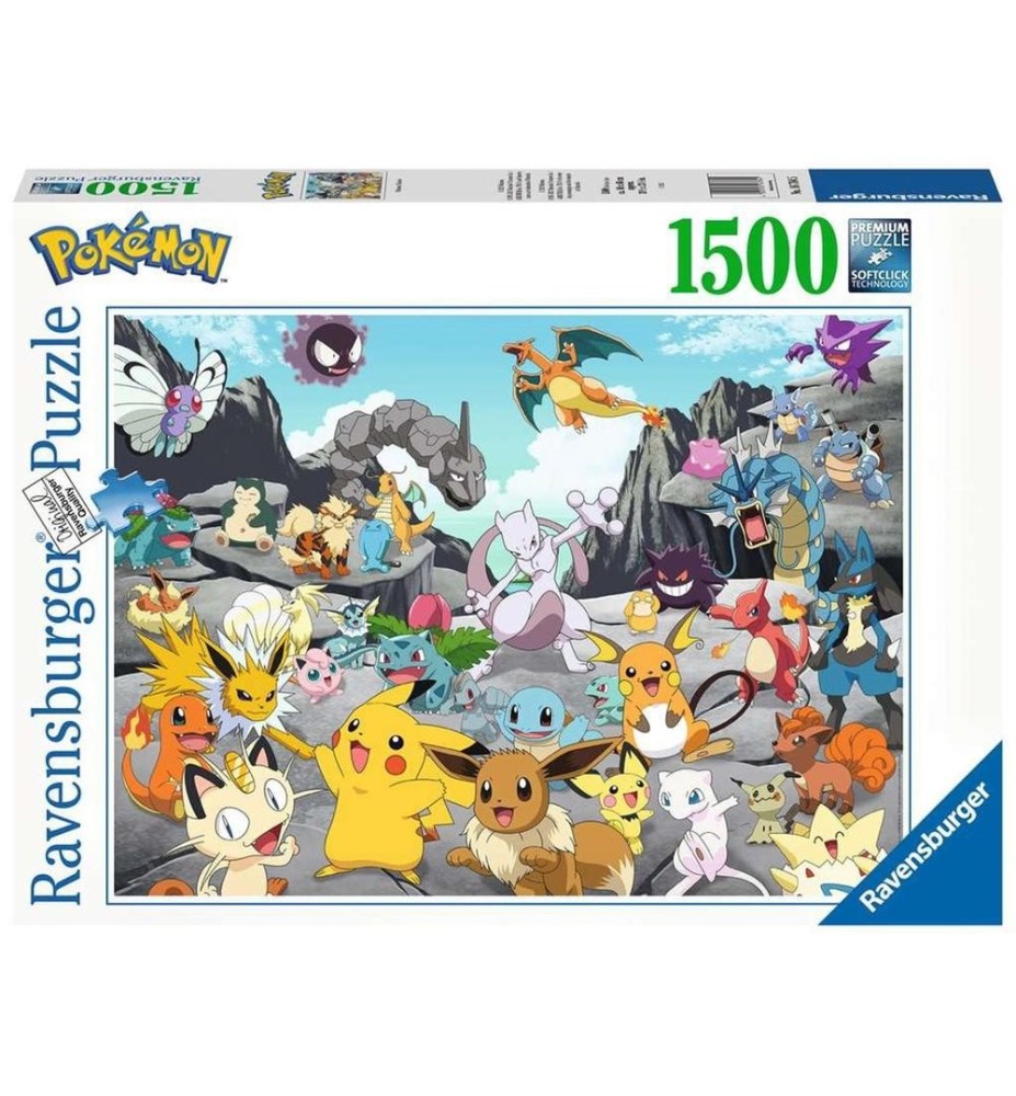 Puzzle Ravensburger Pokémon Classics 1500 Piezas