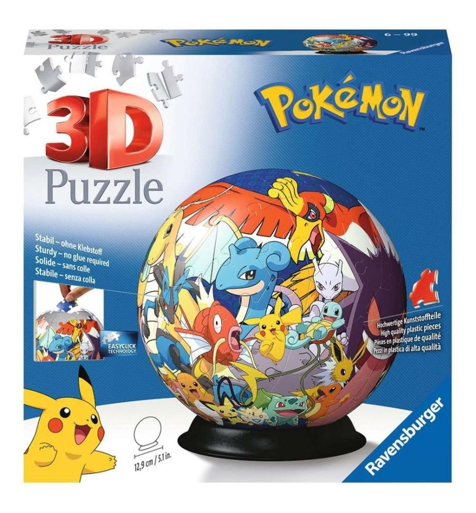 Puzzle 3d Ravensburger Puzzle Ball Pokémon