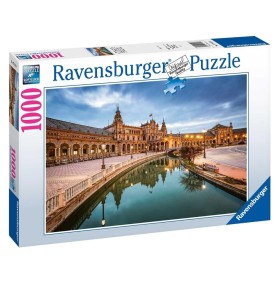 Puzzle Ravensburger Plaza España -  Sevilla 1000 Piezas