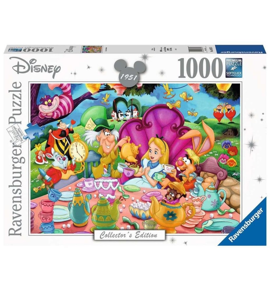 Puzzle Ravensburger Disney Collector's Edition -  Alicia En El Pais De Las Maravillas 1000 Piezas