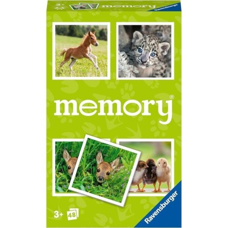 Juego De Mesa Ravensburger Memory Animal Baby Bag