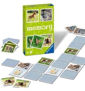 Juego De Mesa Ravensburger Memory Animal Baby Bag