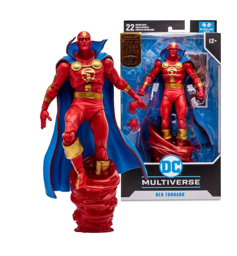 Figura Mcfarlane DC Multiverse Red Tornado 17cm