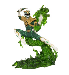 Figura Diamond Collection Gallery Power Rangers Green Ranger Mighty Morphin Diorama