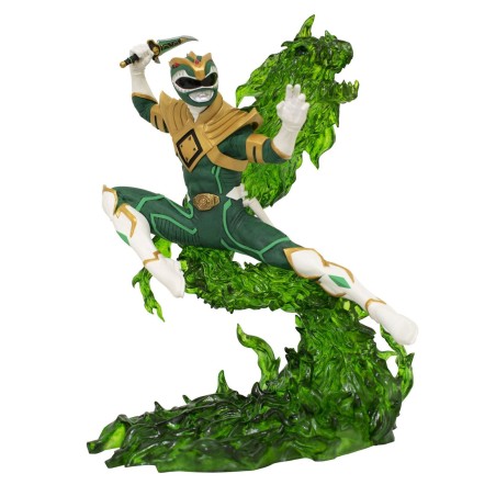 Figura Diamond Collection Gallery Power Rangers Green Ranger Mighty Morphin Diorama