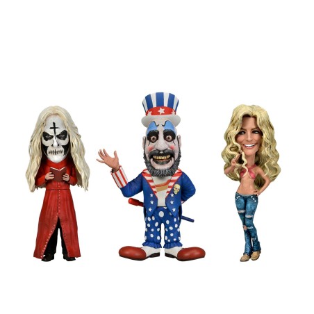 Figura Neca Big Head 3 Stylized Set Little House Of 1000 Corpses