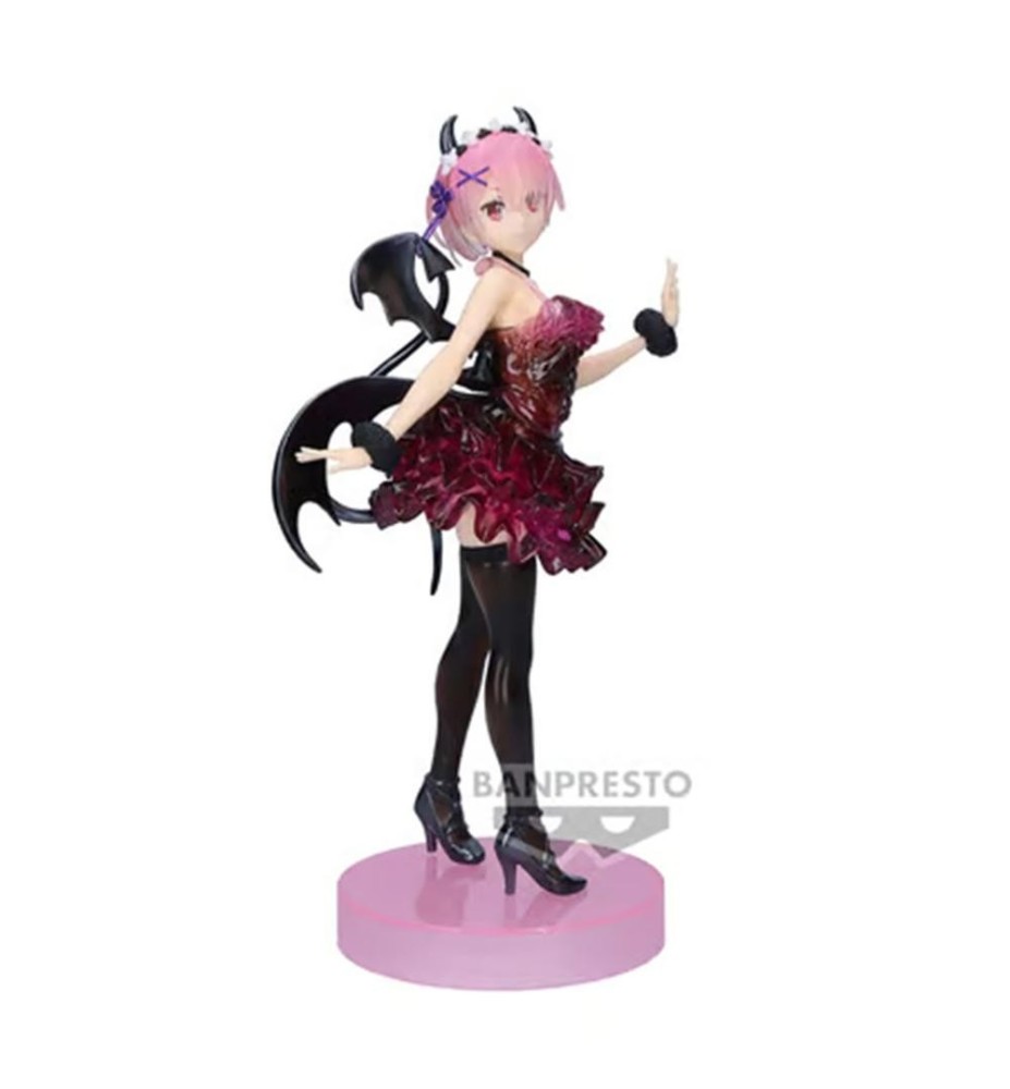 Figura Banpresto Re: Zero Starting Life In Another World Espresto Clear & Drssey Ram Special Color Ver. 22cm