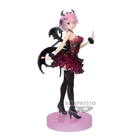 Figura Banpresto Re: Zero Starting Life In Another World Espresto Clear & Drssey Ram Special Color Ver. 22cm