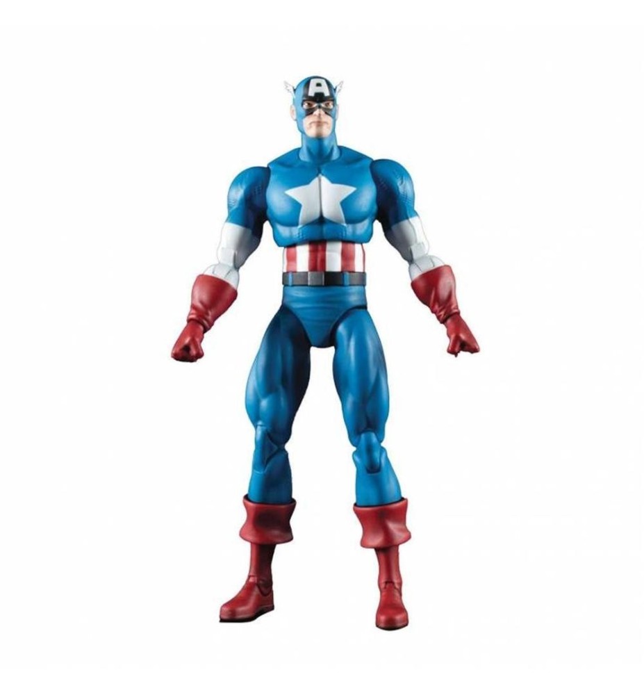 Figura Diamond Collection Marvelselect Re - Ruin Capitan America Clasico 18cm