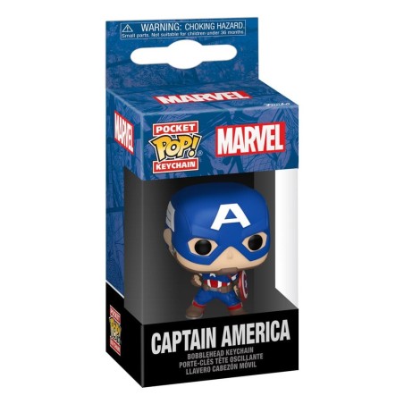 Funko Pop Keychain Llavero Marvel New Classics Capitán América