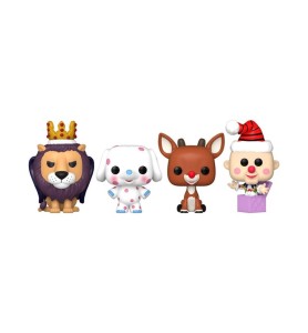 Pack 4 Llaveros Funko Pop: Rudolph Tree Holiday Box