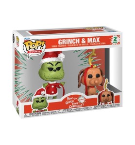 Pack De 2 Figuras Funko Pop Books Htgsc -  Grinch & Max