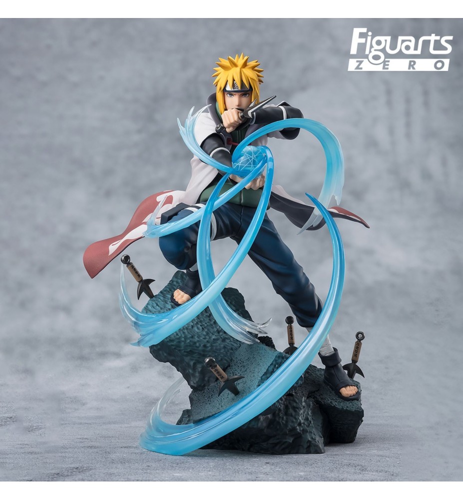 Figura Tamashii Nations Naruto Shippuden Figuarts Zero Minato Namikaze - Rasengan -  Super Fierce Battle 20 Cm