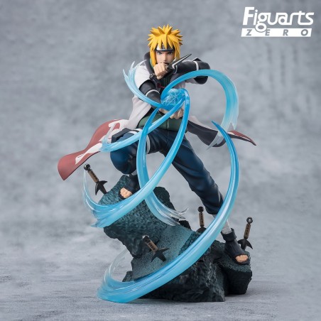 Figura Tamashii Nations Naruto Shippuden Figuarts Zero Minato Namikaze - Rasengan -  Super Fierce Battle 20 Cm