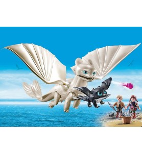 Playmobil Como Entrenar A Tu Dragon Furia Diurna Y Bebe Dragon Con Niños