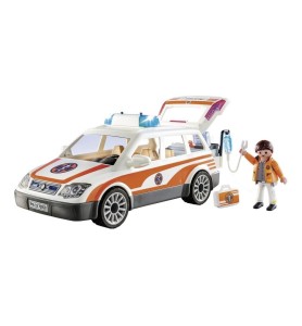 Playmobil Rescate Coche De Emergencias Con Sirena