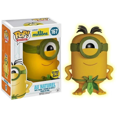 Funko Pop Minions Minion Al Natural Brilla En La Oscuridad Glow In The Dark 6447