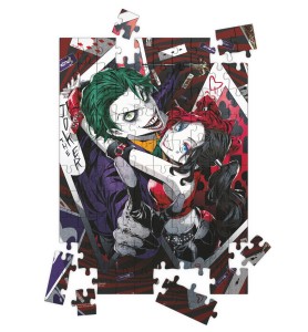 Puzle 100 Efecto 3d Joker Y Harley Quinn Manga Universo Dc