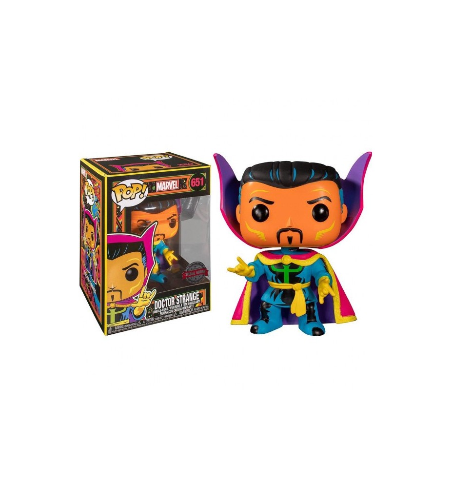 Funko Pop Marvel Black Light Doctor Strange Edicion Especial Multicolor 48848