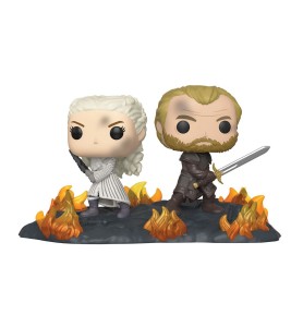 Funko Pop Escenas Juego De Tronos Daenerys & Jorah Con Espadas Entre El Fuego 44824