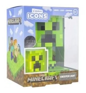 Lámpara Paladone Icon Minecraft Creeper