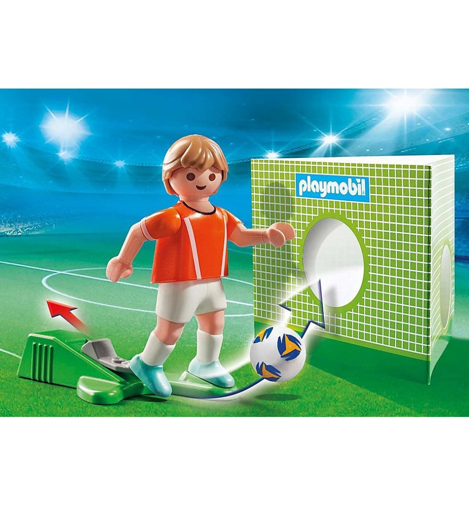 Playmobil Deportes Jugador De Futbol -  Paises Bajos Holanda