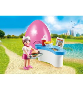 Playmobil Special Plus Camarera Con Mostrador Huevo De Pascua