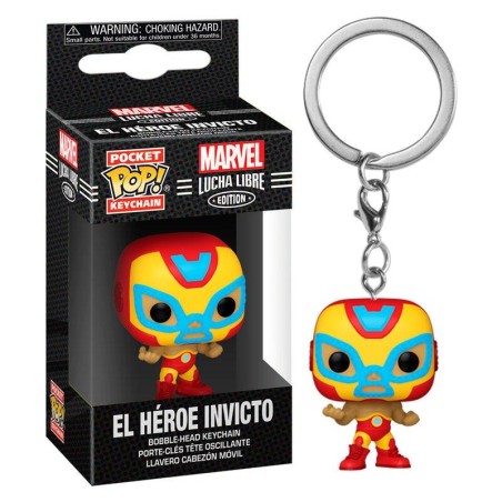 Funko Pop Keychain Llavero Marvel Luchadores Iron Man 53893