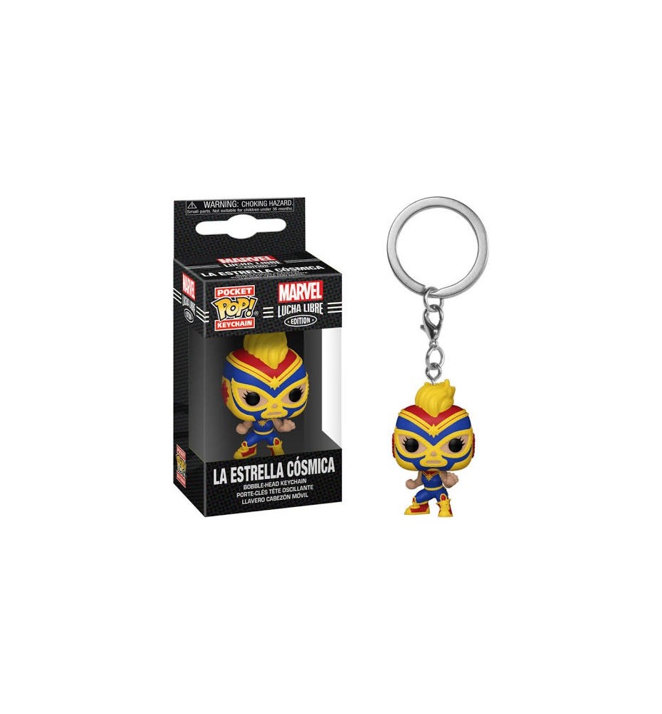 Funko Pop Keychain Llavero Marvel Luchadores Capitana Marvel 53894