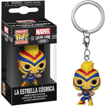 Funko Pop Keychain Llavero Marvel Luchadores Capitana Marvel 53894